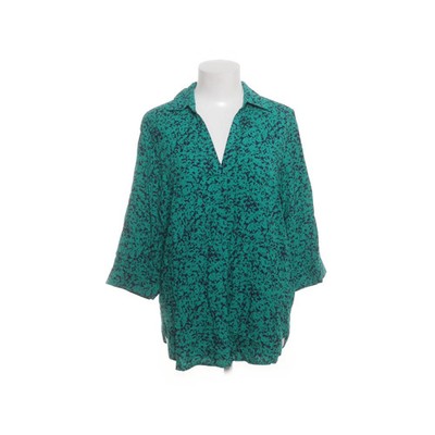 Sa.Hara Blue, Bluse, Größe: M, Grün/Blau, Viskose, Blumen, Damen #aAa