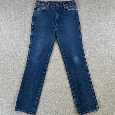 Wrangler 937STR Slim Fit Cowboy Cut Jeans Mens 36x34 Dark Wash Indigo Stretch - Image 1 of 4