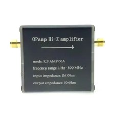 2X(Hi-Z Amplifier 06A 1Hz-300MHZ 50 Ohm High Impedance Amplifier Q6C9)9682