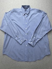Ralph Lauren Shirt Mens XL Blue Check Blake Long Sleeve Button Down Cotton
