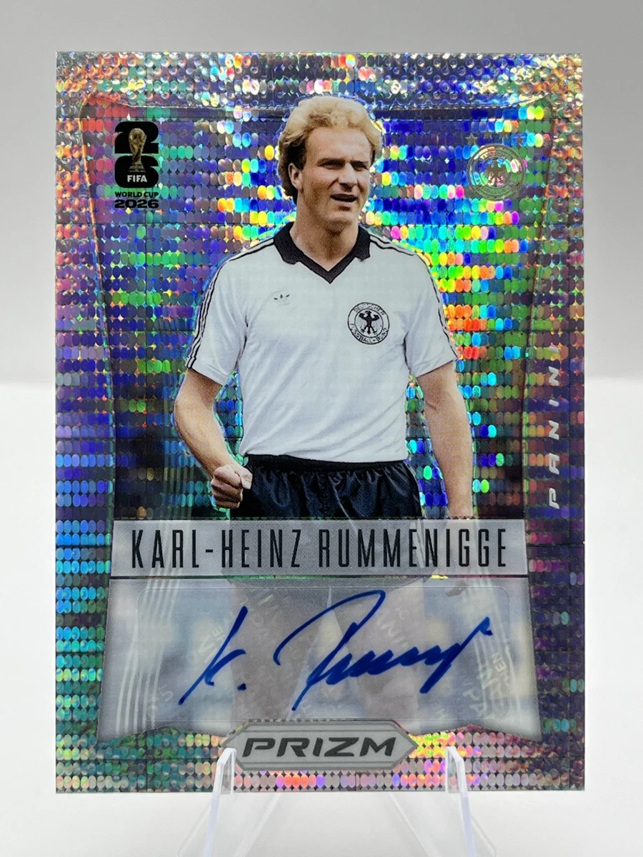 Karl-Heinz Rummenigge Autographed Soccer Sports Trading Cards