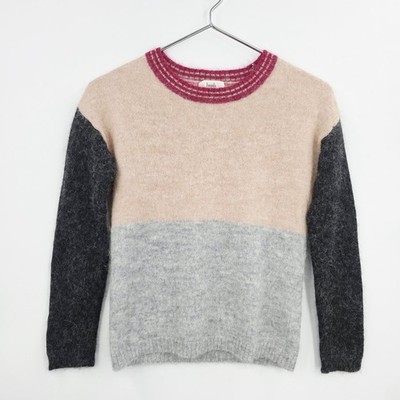 Hush Colourblock Alpaka Rich Pullover Gr. XS super weich 
