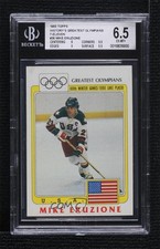 1983 History's Greatest Olympians 7-Eleven Rings Mike Eruzione #36 BGS 6.5 0q3