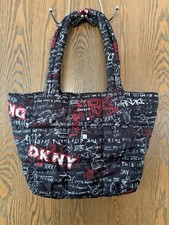 DKNY Women s Graffiti Print Puffer Style Gian...