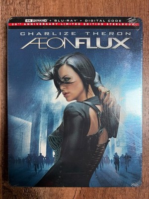 Aeon Flux w. Steelbook (4K UHD + Blu-ray + Digital, 2005, Region Free) *NEW*