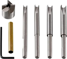 Wood Turning Barrel Kits, Turning Tools, Pen Mandrel MT2 (Pen Mill Kit - 7Pcs)