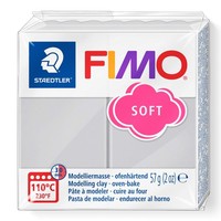 Modelliermasse Fimo Soft 57G Delfingrau Staedtler 8020-80 Knetmasse