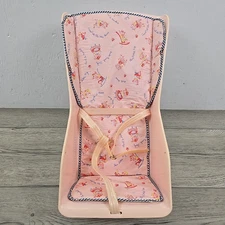 Vintage 1950s Infanseat Model P56 Pink Baby Carrier Car Seat w/ Original Box