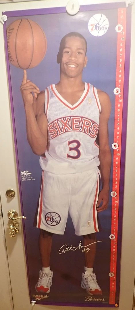 Reebok Allen Iverson Multi-Color NBA Fan Apparel & Souvenirs for