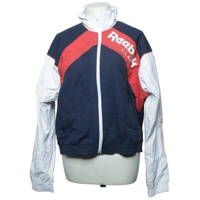 Reebok Classic, Trainingsjacke, Damen, Größe: 38/40, Blau/Weiß/Rot #w08