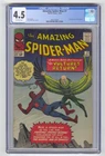 Amazing Spider-Man #7 CGC 4.5 Marvel Comic 1963 2nd Vulture Steve Ditko Stan Lee