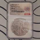 U.S. Mint 2026 American Silver Eagle $1 1 oz .999 NGC MS70 FDOI 8852570-148