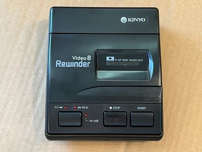 Kinyo KV-822 2-Way 8mm Video8 Cassette Rewinder  / PARTS - NOT WORKING