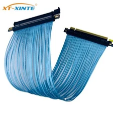 5U PCI-E 4.0X16 Graphics Card Extension Cable GPU Riser Gen4 Single Wire Harness