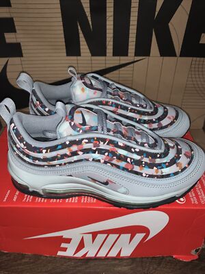 靴 NIKE AIR MAX 97 PRM SE NIKE AIR MAX 97 SE AIR SPRUNG SESAME/ELECTRO PURPLE SIZE