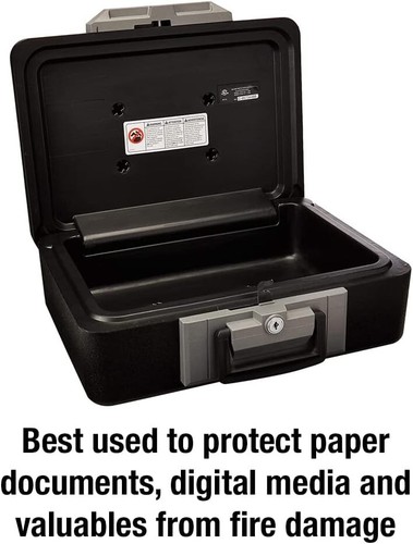 UL Classified Fireproof Safe Box with Key Lock - Secure Your Valuables Easily - Picture 4 of 10