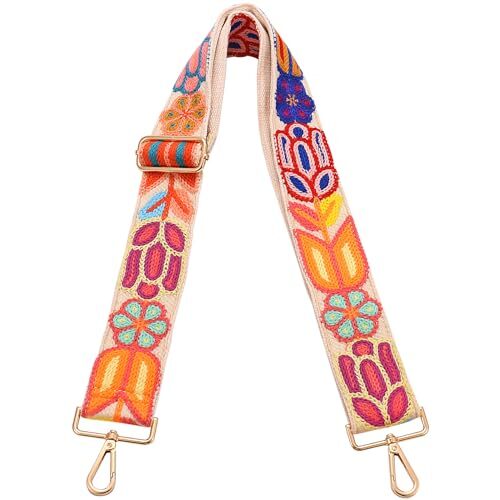 Crochet Flower Purse Strap,Knit Wide Replacement Crossbody for