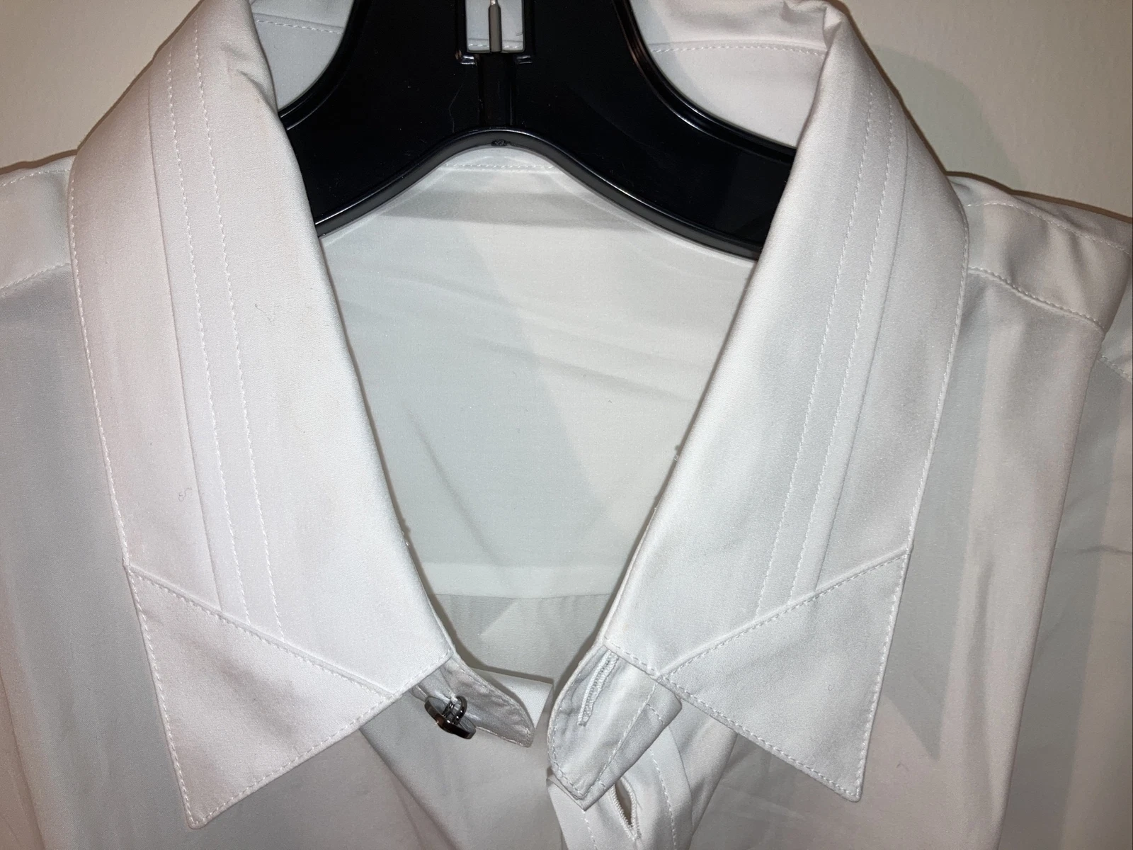 Camicia bianca classica uomo Versace Camisia tessuto autentica nuova con etichetta taglia 43 cotone