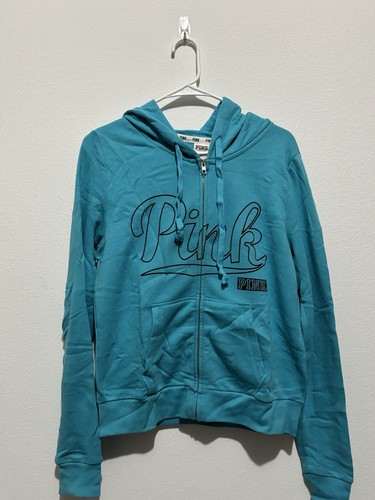 Vitoria Secret Pink Hoodie, Blue-Lg