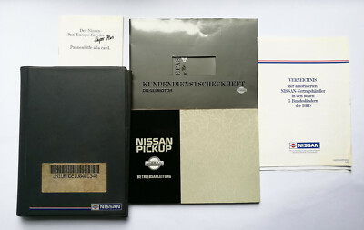  NiISSAN PICK-UP  Betriebsanleitung 1992 Bedienungsanleitung + Mappe