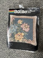 Bucilla Needlepoint Pillow "Spring Collection" 14"SQ New 4561