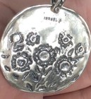 NWOT Or Paz Sterling Silver 925 Large Sunflower  Pendant 18" Chain Israel B Au — photo 4