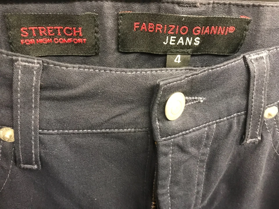 Women Blue Fabrizio Gianni Jeans Stretch Size 4 pants clothing - Image 3 of 4