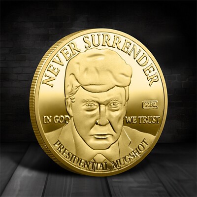 2025 Strange Character Coin Commemorative Coin Never Surrender Metal Coin Gold