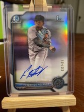 2022 Bowman Chrome Federico Polanco #CPA-FP Refractor Auto /499 1st Bowman Miami