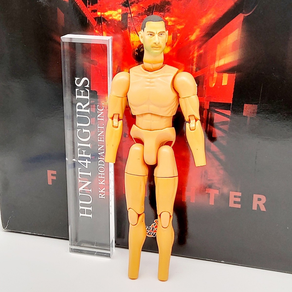 Hot Toys NYC 9/11 Fire Fighter RARE 2002 action Figure's 1/6 Nude