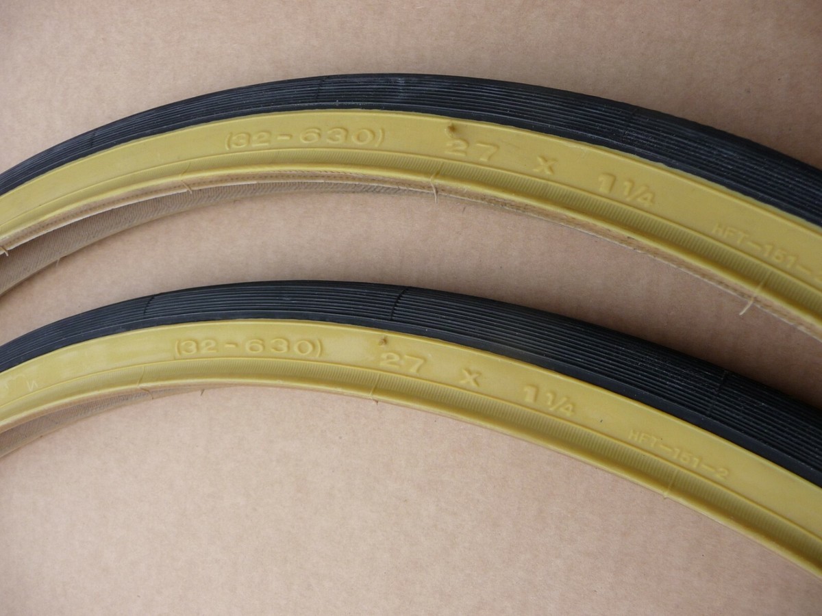 Bici Da Strada Coppia Di Pneumatici 27x1 1/4 Per Bici Vintage