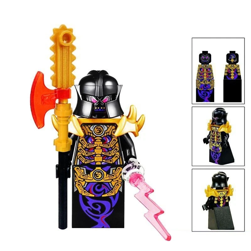 FOR LEGO MOC Lego Minifig Figurine: Ninjago Overlord With Accessories Fast Shipping hot