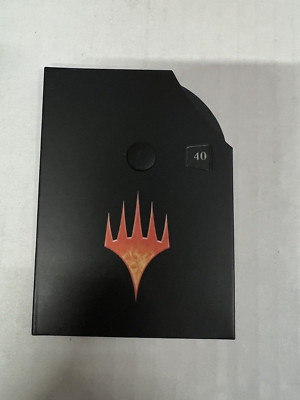 MTG Life Counter Wheel Black red orange planeswalker symbol spinner Magic spin