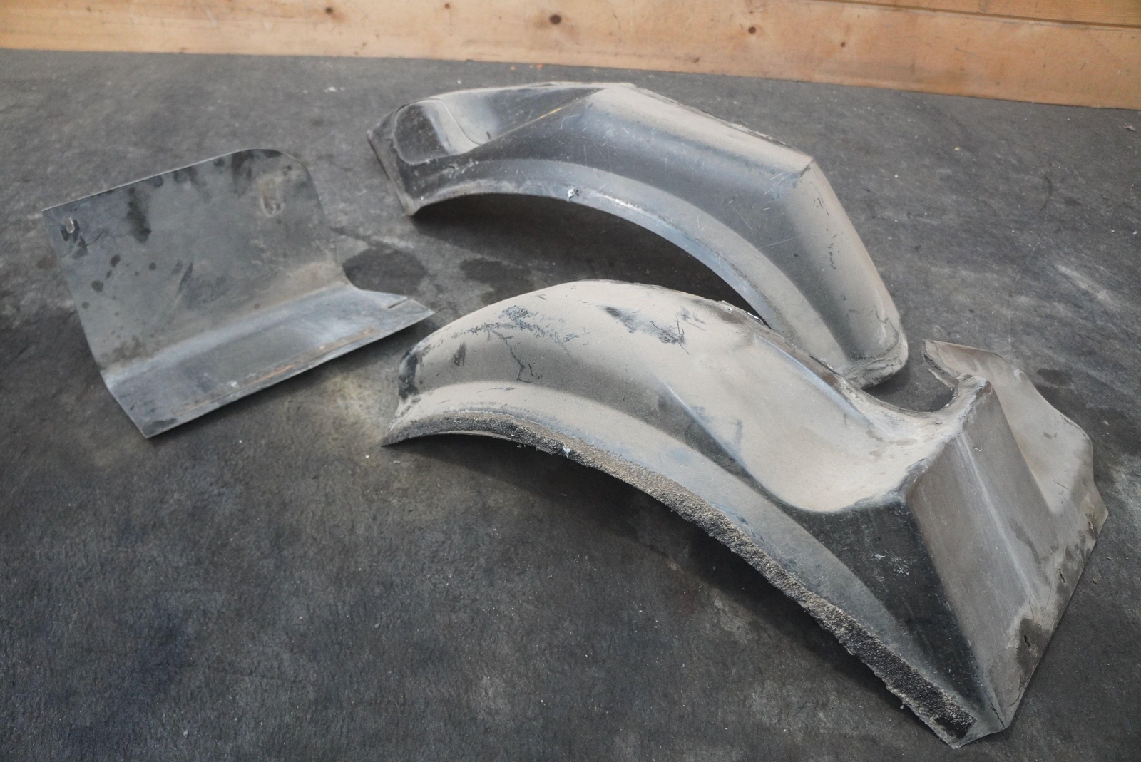 Front Right Inner Fender Wheel Well Liner Guard Panel Set Bentley Mulsanne 1988