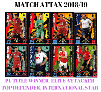 MATCH ATTAX 18/19 TITELGEWINNER ELITE ATTACKERS TOP DEFENDERS INTERNATIONAL STAR