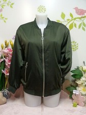 Vêtement occasion femme : Veste / blouson kaki " Zara " - T : S / 36 *