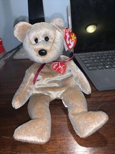 Ty 1999 Signature Bear Beanie Baby With Tag Errors