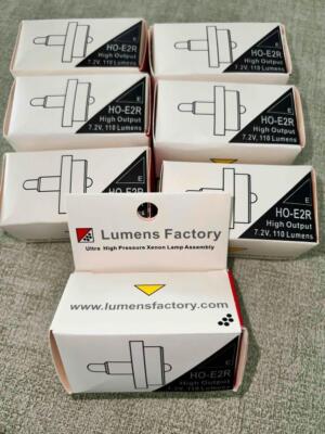 Lumens Factory HO-E2R (7.2V, 110 Lumens) High Output Xenon Lamp Assembly NIB