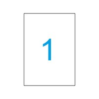 90 Blatt A4 Etiketten 210X297 Mm 90 Din A4 Universal Aufkleber Weiß Bedruckbar