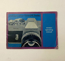 Mamiya Sekor 1000 DTL Camera Manual