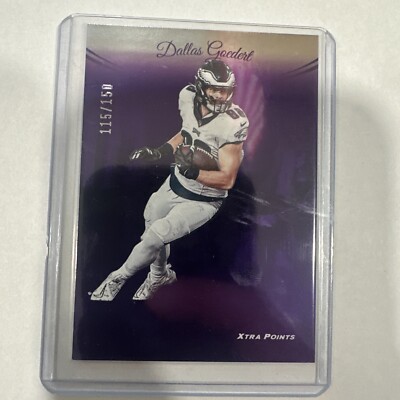 2024  Prestige  Dallas Goedert Purple Xtra Points 115/150 Philadelphia Eagles