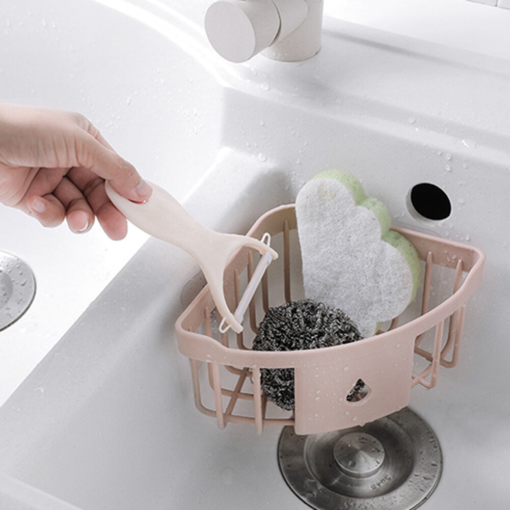 Corner Shelf with Glue Multifunctional Wall Mount Bathroom Bath Corner