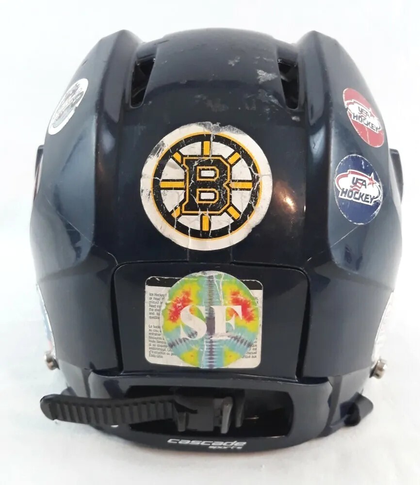 Cascade Lacrosse MLL Official Helmet White With Chin Strap Size S-R 2 WWW., image size:866x1000