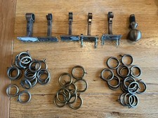Brass Curtain Fixtures and Rings