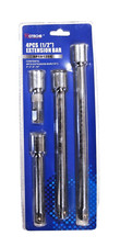 Hoteche 4pc 12 Dr Socket Extension Bar Set 3 5 8 10 Long Sp181204