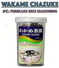 Ajishima Foods Japanese WAKAME CHAZUKE FURIKAKE Rice Seasoning Mix Topping 1.7oz