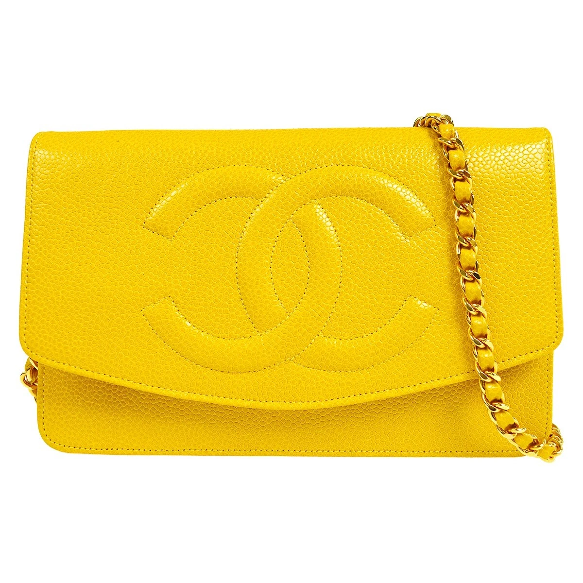 Chanel * 1994-1996 Timeless WOC Wallet on Chain Green Caviar – AMORE  Vintage Tokyo