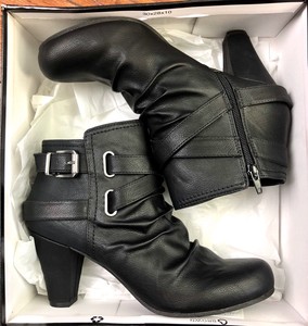fergalicious black ankle boots