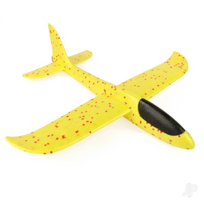 JP Freiflug Chuckie Segelflugzeug (gelb) Balsa Modellflugzeug Bausatz