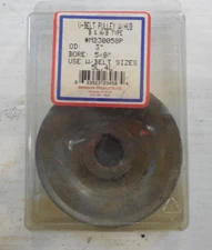 V Belt Pulley with Hub 230058 3" OD, 5/8" Bore Use with Belt Sizes 5L, 4L